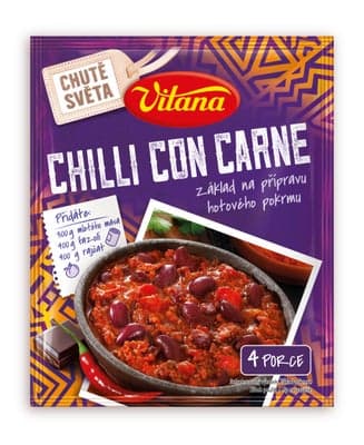 Vitana Chilli con carne, základ jídla