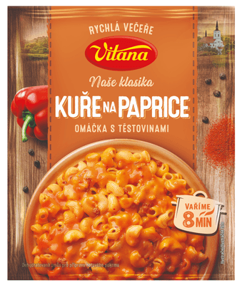 Vitana Kuře na paprice, omáčka s těstovinami