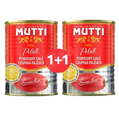 Mutti Rajčata loupaná 2 x 400g