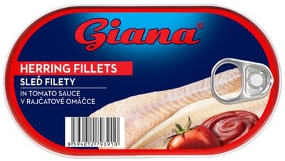 Giana Sleď filety v rajčatové omáčce