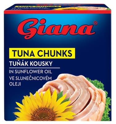 Giana Tuňák kousky ve slunečnicovém oleji