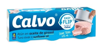 Calvo Tuňák ve slunečnicovém oleji 3x65g