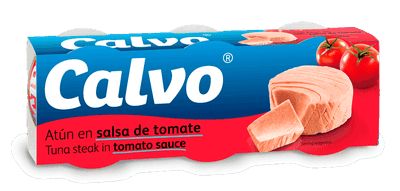 Calvo Tuňák v rajčatové omáčce, 3x80g