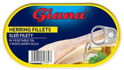 Giana Sleď filety v rostlinném oleji