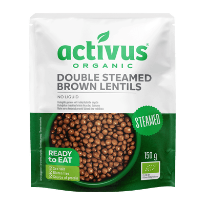 Activus ORGANIC hnědá čočka bez nálevu