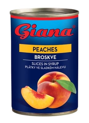 Giana Broskve plátky ve sladkém nálevu