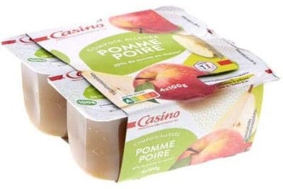 Casino Pyré jablko a hruška 4x100g