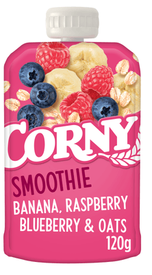 Corny Smoothie kapsička banán, maliny, borůvky, ovesné vločky