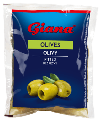 Giana Španělské olivy zelené bez pecky ve slaném nálevu