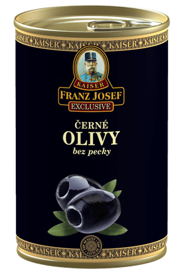 Franz Josef Kaiser Černé olivy ve slaném nálevu bez pecky