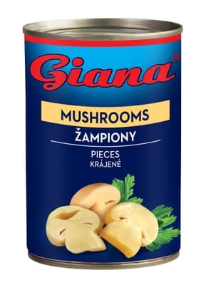 Giana Žampiony krájené