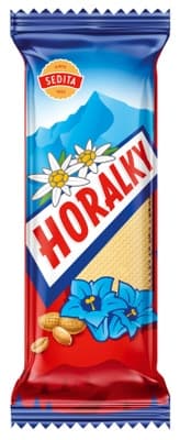 Sedita Horalky Oplatka s arašídovo-krémovou náplní v kakaové polevě
