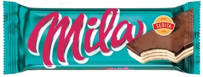 Sedita Mila Oplatky s mléčnou krémovou náplní v kakaové polevě