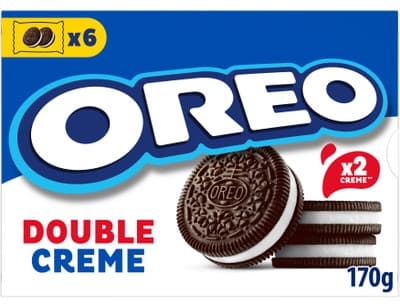 Oreo sušenky Double Creme s dvojitou vanilkovou náplní