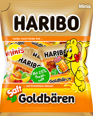 Haribo Goldbären Minis ovocné želé