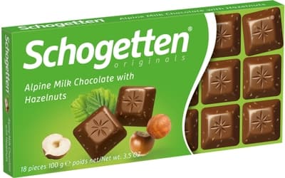 Schogetten Mléčná +lískový ořech