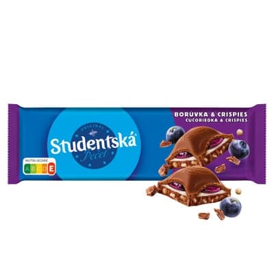 ORION Studentská pečeť Mléčná čokoláda Borůvka & Cookies