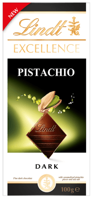 Lindt Excellence Hořká čokoláda Pistácie