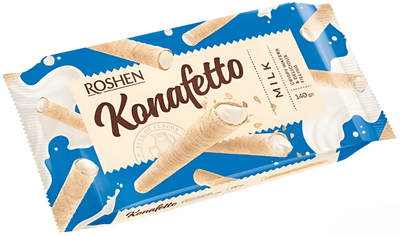 Roshen Konafetto trubičky, mléčné
