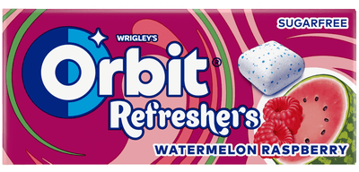 Orbit Refresher žvýkačky s příchutí Meloun Malina