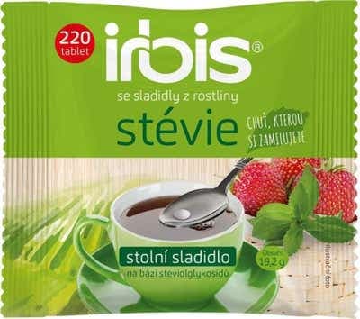 Irbis Sladidlo z rostliny stévie - tablety