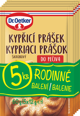 Dr. Oetker Kypřicí prášek do pečiva 5ks