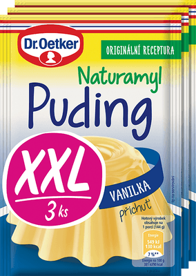Dr. Oetker Puding vanilkový 3ks XXL