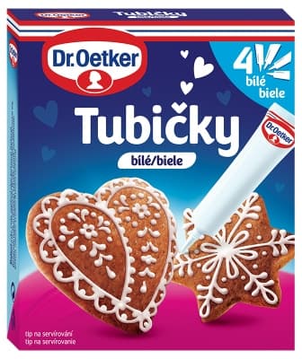 Dr. Oetker Tubičky 4x bílé