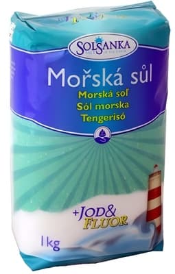 Solsanka Mořská sůl s jodem a fluorem