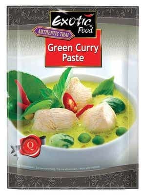 Exotic Food Authentic Thai Zelená kari pasta