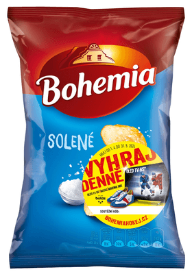 Bohemia chips solené