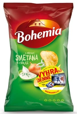 Bohemia Chips smetana a cibule