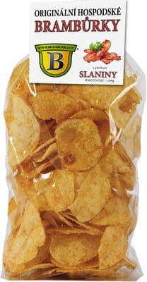 Originální hospodské brambůrky slanina