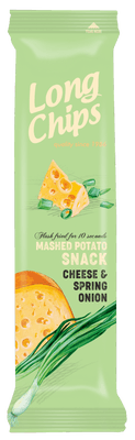 Long Chips Bramborový snack Sýr a jarní cibulka