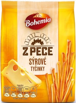Bohemia Z pece Sýrové tyčinky