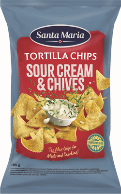 Santa Maria Tortilla chips smetana a pažitka
