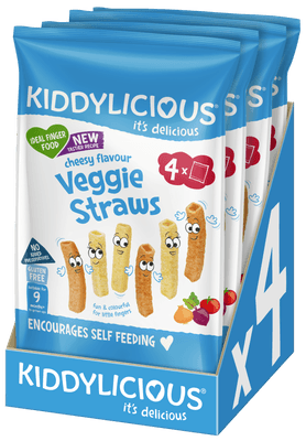 Kiddylicious Tyčinky se sýrovou příchutí multipack 4x12g