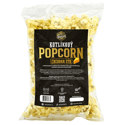 SnackAir Kotlíkový popcorn cheddar sýr