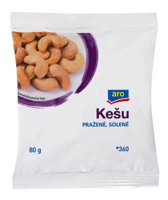 ARO Kešu pražené solené