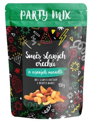 IBK trade Směs slaných ořechů a uzených mandlí  - Party mix