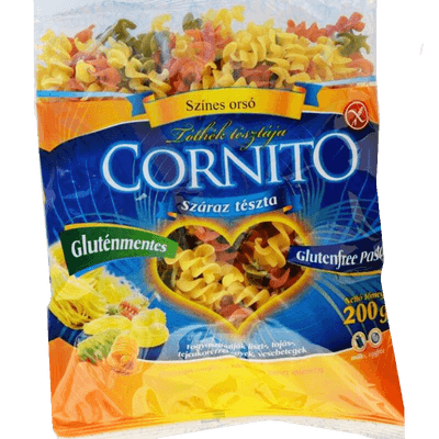 Cornito Bezlepkové těstoviny barevné spirály