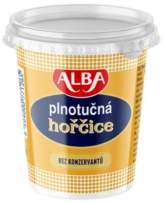 Alba Hořčice plnotučná s plombou