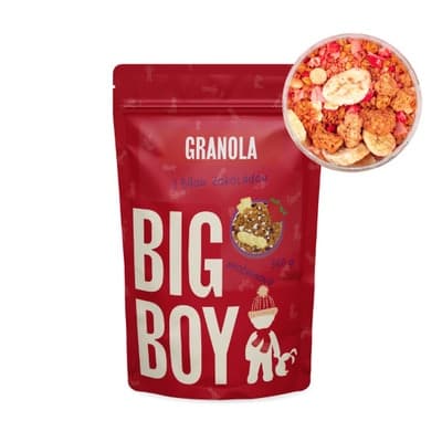 BIG BOY® BIG BOY® Proteinová granola s bílou čokoládou a ovocem 360g