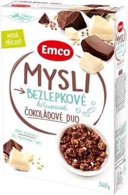 Emco Mysli bezlepkové čokoládové duo