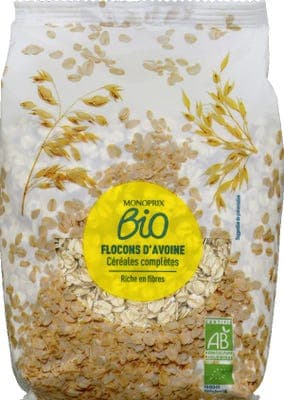 Monoprix BIO Celozrnné ovesné vločky