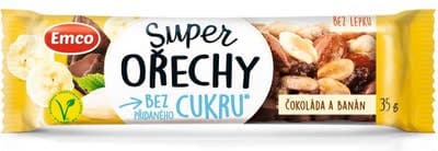 Emco Super Ořechy bez přidaného cukru Čokoláda a Banán