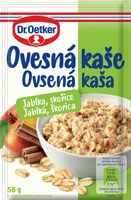 Dr. Oetker Ovesná kaše jablko, skořice