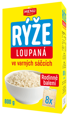 Menu Gold Rýže loupaná ve varných sáčcích 8x100g