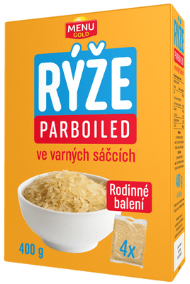 Menu Gold Rýže parboiled ve varných sáčcích 4x100g