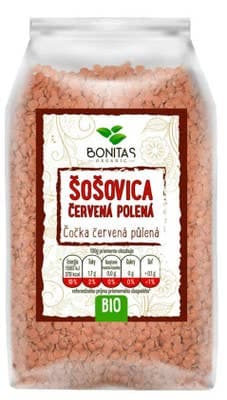 BONITAS BIO Čočka červená půlená